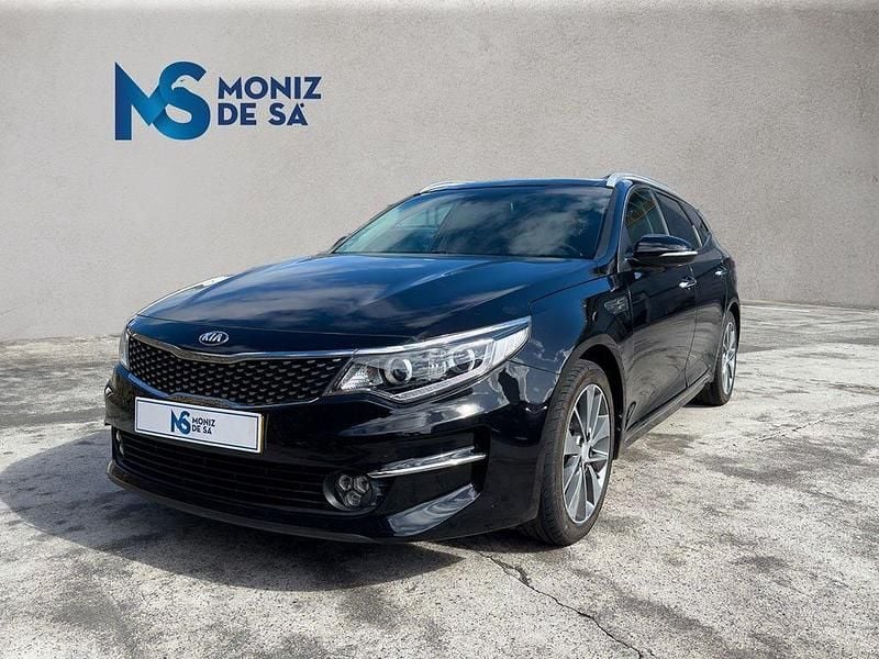 Usado Kia Optima 141 HP (103 kW) 2017 Preto Carrinha