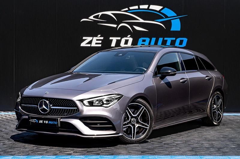 Cinza Usado 2019 Mercedes CLA200 AMG line Carrinha | € 32.000 - Imagem 1/4