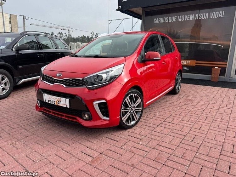 Vermelho Usado 2019 Kia Picanto GT-Line Citadino | € 14.875 - Imagem 1/1