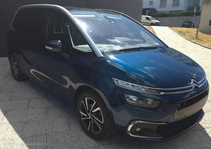 Azul Usado 2021 Citroën Spacetourer Van | € 19.500 (Caro) - Imagem 1/4