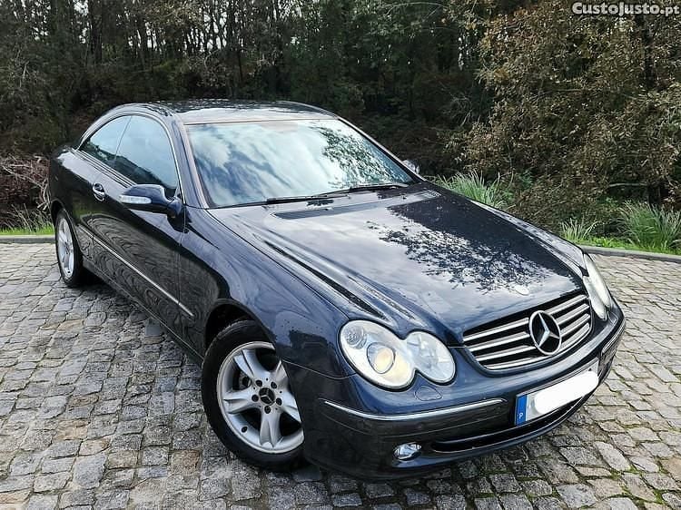 Azul Usado 2007 Mercedes CLK200 Coupé | € 8.999 (Bom preço) - Imagem 1/1