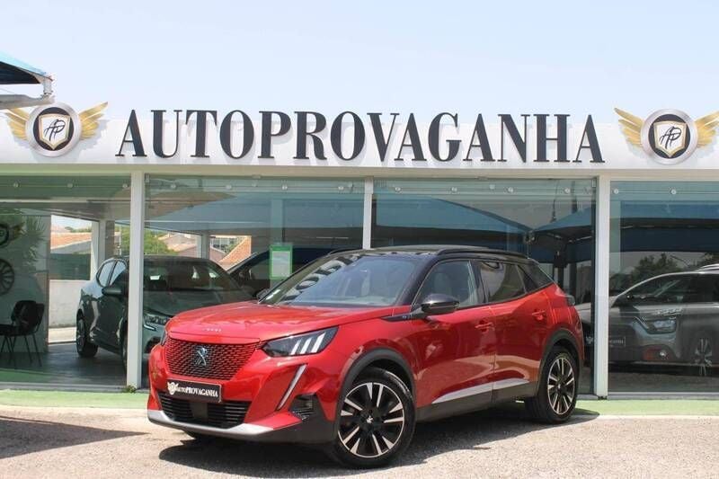 Vermelho Usado 2021 Peugeot e-2008 GT SUV | € 22.500 (Preço justo) - Imagem 1/4