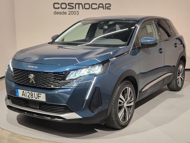Azul Usado 2021 Peugeot 3008 Allure SUV | € 24.400 (Preço justo) - Imagem 1/4