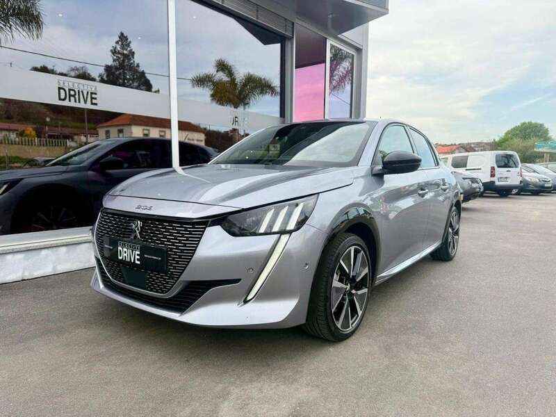 Cinza Usado 2021 Peugeot e-208 GT Citadino | € 18.900 (Preço justo) - Imagem 1/4
