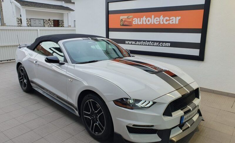 Branco Usado 2021 Ford Mustang Cabrios | € 61.900 (Preço elevado) - Imagem 1/4