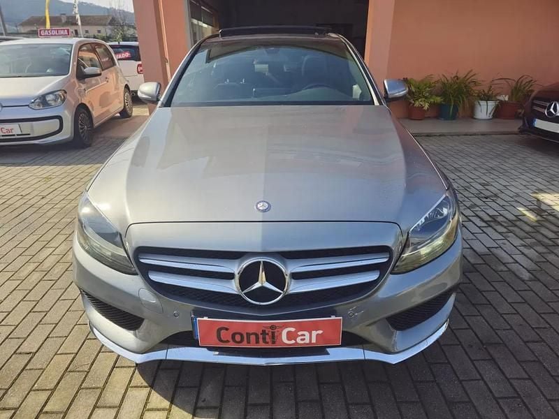 Usado Mercedes C220 AMG line 170 HP (125 kW) 2014 Cinza Citadino