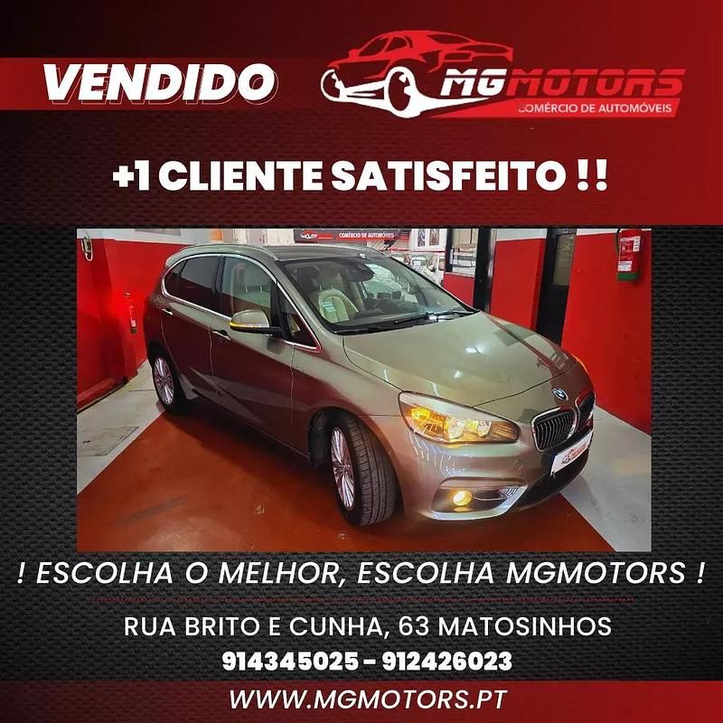 Cinzento Usado 2017 BMW 216 Active Tourer Luxury Line Monovolume | € 15.790 (Preço justo) - Imagem 1/4