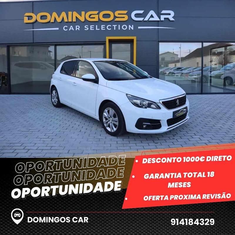 Branco Usado 2018 Peugeot 308 Style Citadino | € 13.000 (Preço justo) - Imagem 1/4