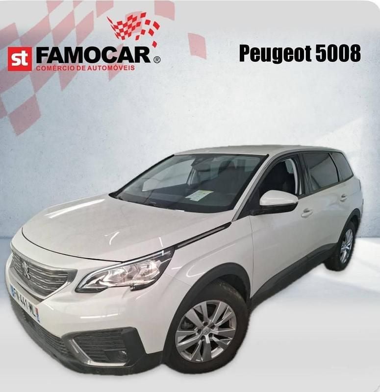 Branco Usado 2020 Peugeot 5008 Active Monovolume | € 17.380 (Bom preço) - Imagem 1/4