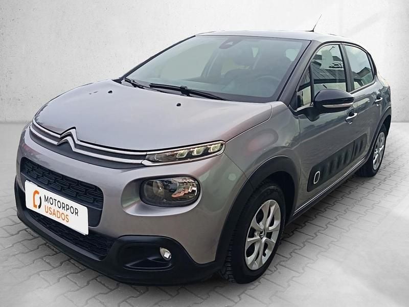 Cinza Usado 2025 Citroën C3 PureTech | € 12.490 (Bom preço) - Imagem 1/4