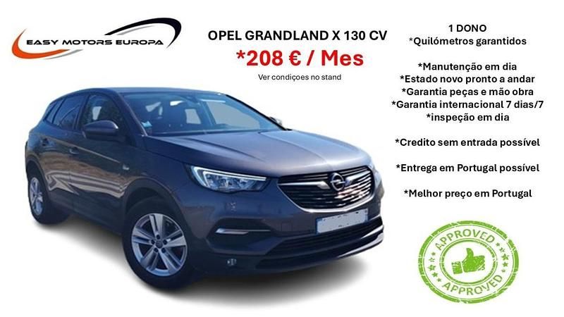 Cinzento Usado 2020 Opel Grandland X SUV | € 16.990 (Preço justo) - Imagem 1/4