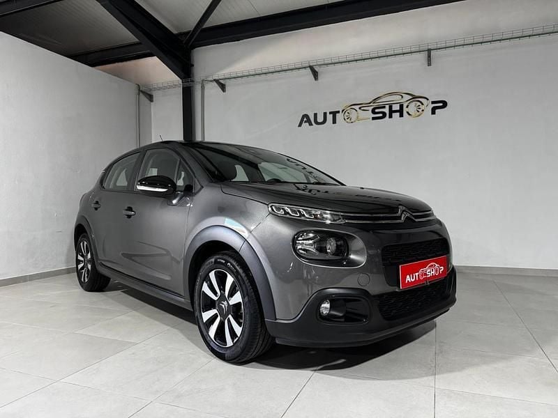 Cinza Usado 2020 Citroën C3 Feel | € 13.990 - Imagem 1/4