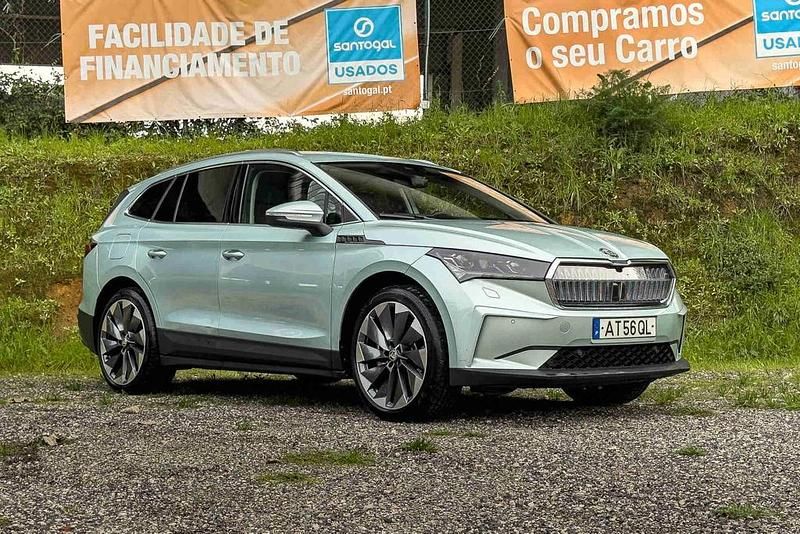 Verde Usado 2022 Skoda Enyaq iV SUV | € 35.990 (Bom preço) - Imagem 1/4