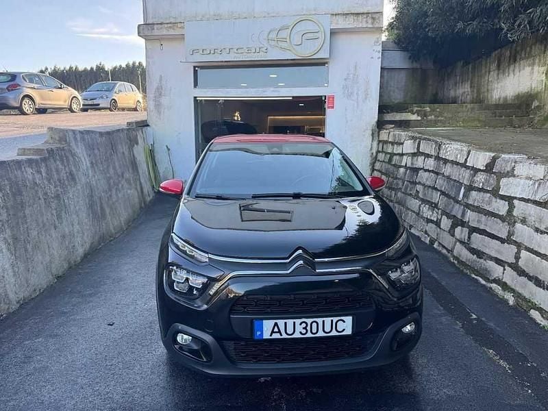 Preto Usado 2021 Citroën C3 Citadino | € 12.500 (Bom preço) - Imagem 1/4