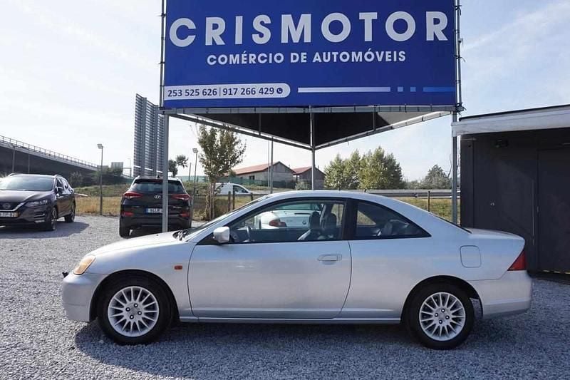 Cinzento Usado 2002 Honda Civic Coupé | € 3.865 (Super Preço) - Imagem 1/4