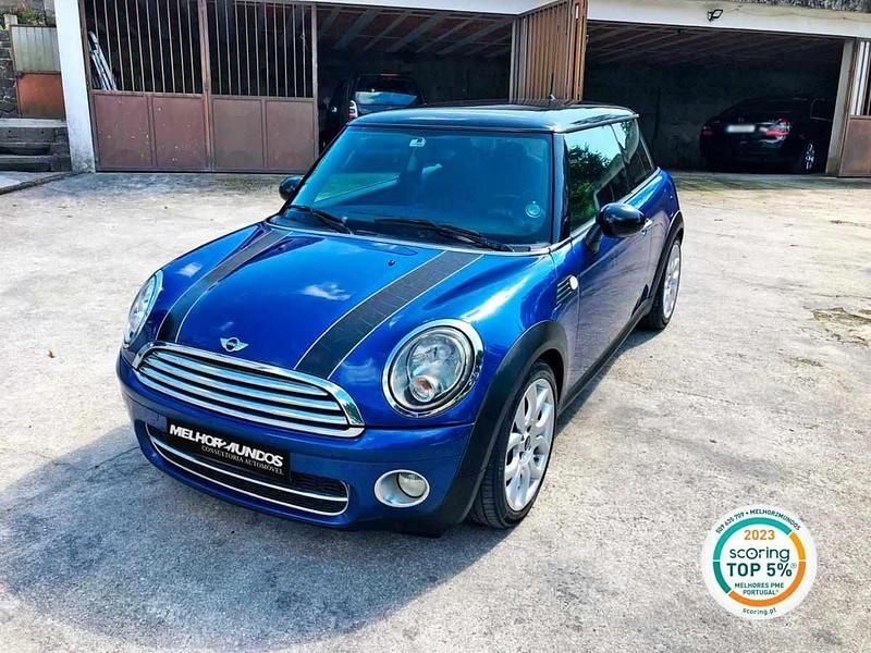 Azul Usado 2008 Mini Cooper Citadino | € 7.900 - Imagem 1/4