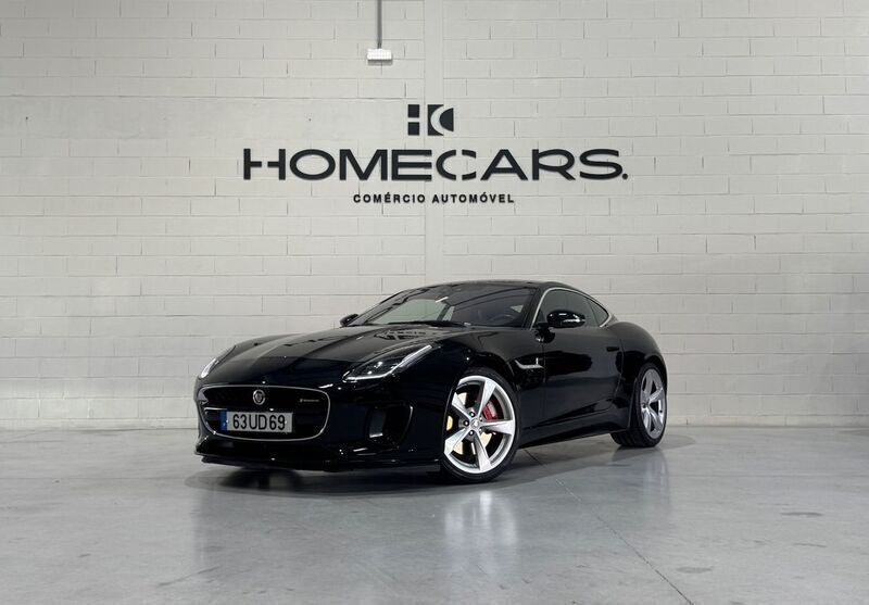 Preto Usado 2018 Jaguar F-Type R-Dynamic Coupé | € 46.900 - Imagem 1/4