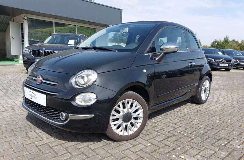 Preto Usado 2016 Fiat 500C Lounge Cabrios | € 11.750 (Preço justo) - Imagem 1/4