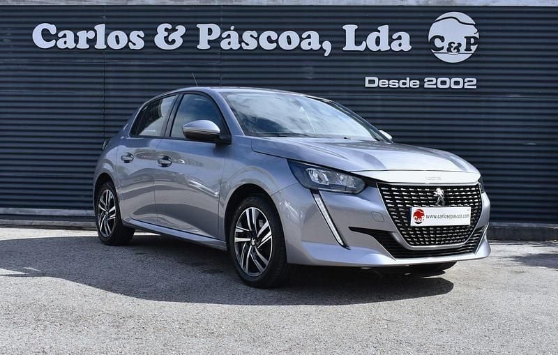 Cinzento Usado 2021 Peugeot 208 Allure Citadino | € 16.950 (Preço elevado) - Imagem 1/4