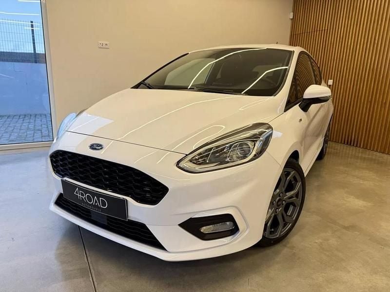 Usado Ford Fiesta ST-Line 100 HP (73 kW) 2018 Branco Citadino