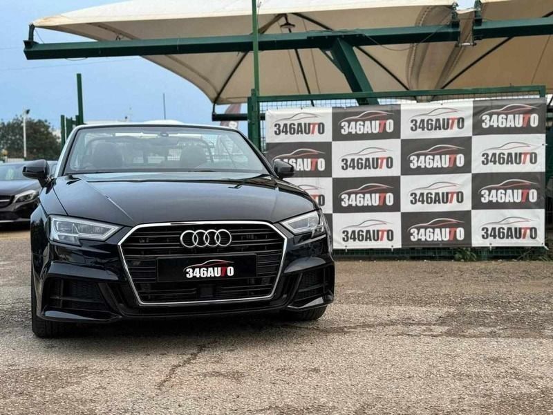Preto Usado 2020 Audi A3 Cabriolet S-Line Cabrios | € 31.900 - Imagem 1/4