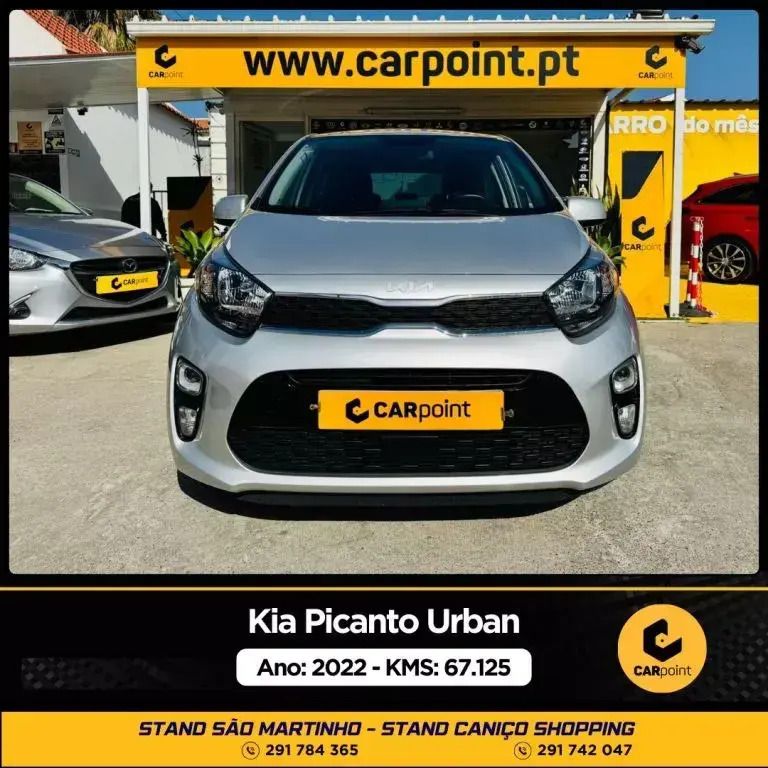 Cinzento Usado 2022 Kia Picanto Citadino | € 13.900 (Preço elevado) - Imagem 1/4