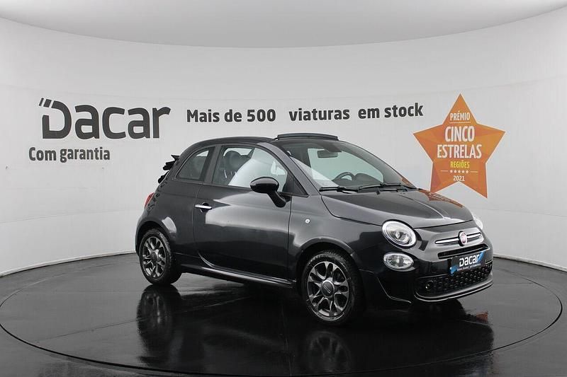 Usado Fiat 500C Connect 70 HP (51 kW) 2021 Preto Cabrios