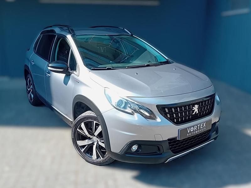 Cinza Usado 2017 Peugeot 2008 GT-line SUV | € 10.600 (Bom preço) - Imagem 1/4