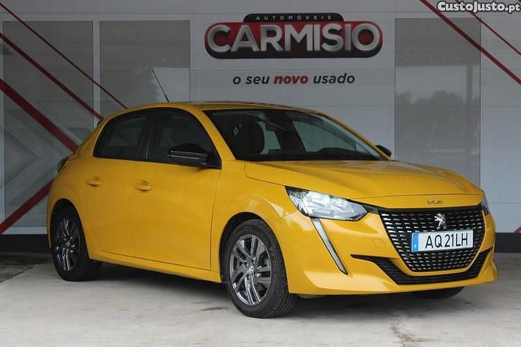 Amarelo Usado 2022 Peugeot 208 Active Citadino | € 12.900 (Super Preço) - Imagem 1/1