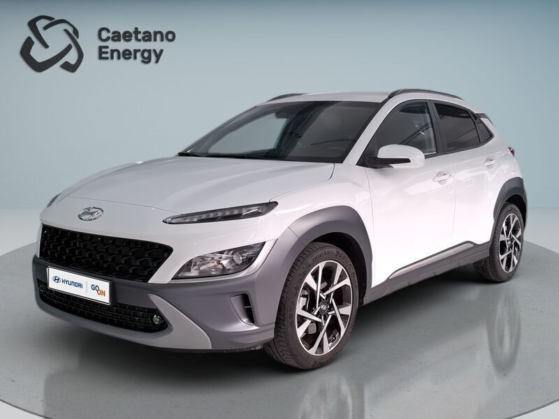 Atlas white/phantom black (sólido) Usado 2023 Hyundai Kauai Premium SUV | € 20.250 (Bom preço) - Imagem 1/4