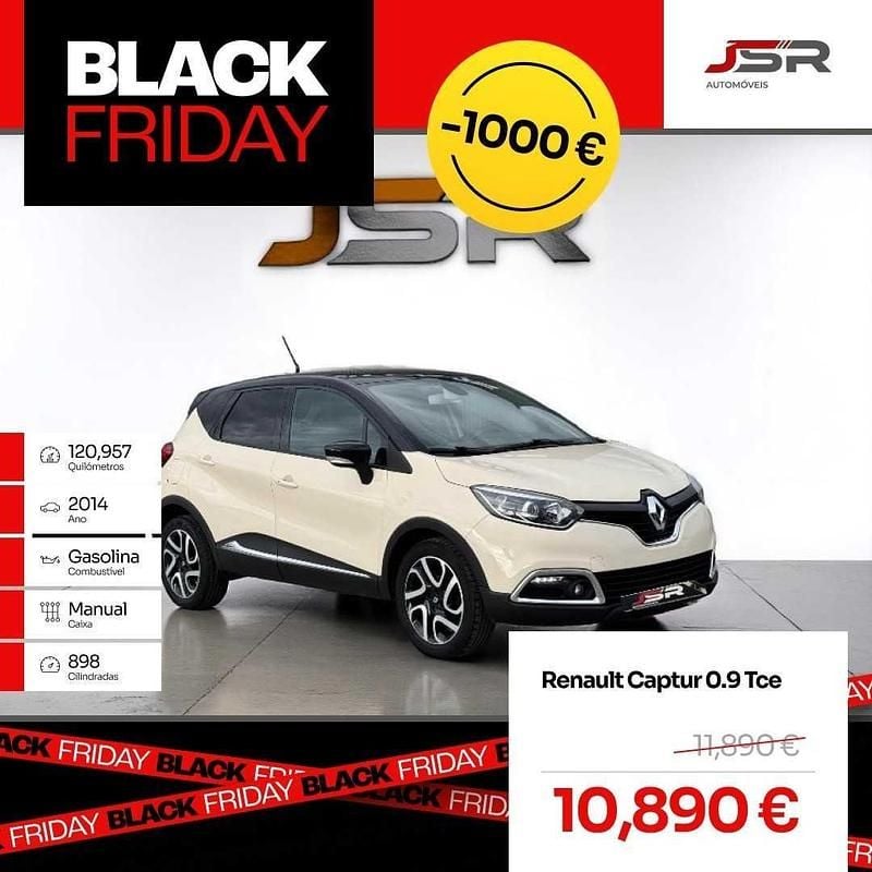 Branco Usado 2014 Renault Captur SUV | € 10.890 (Preço justo) - Imagem 1/4