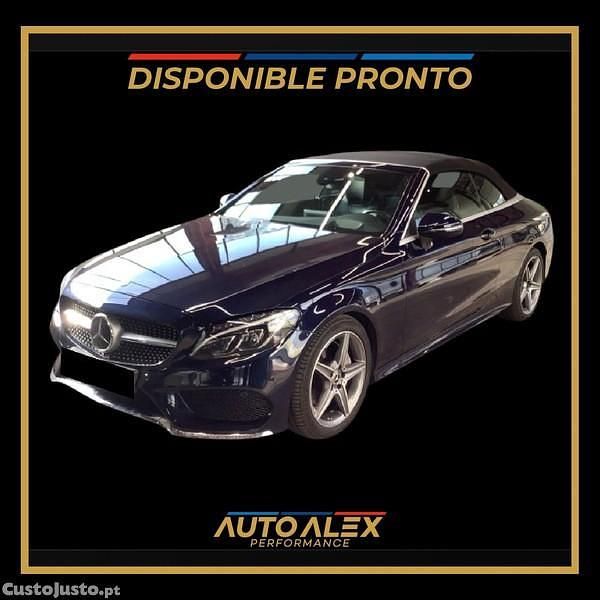 Azul Usado 2017 Mercedes C220 AMG Cabrios | € 34.000 - Imagem 1/1