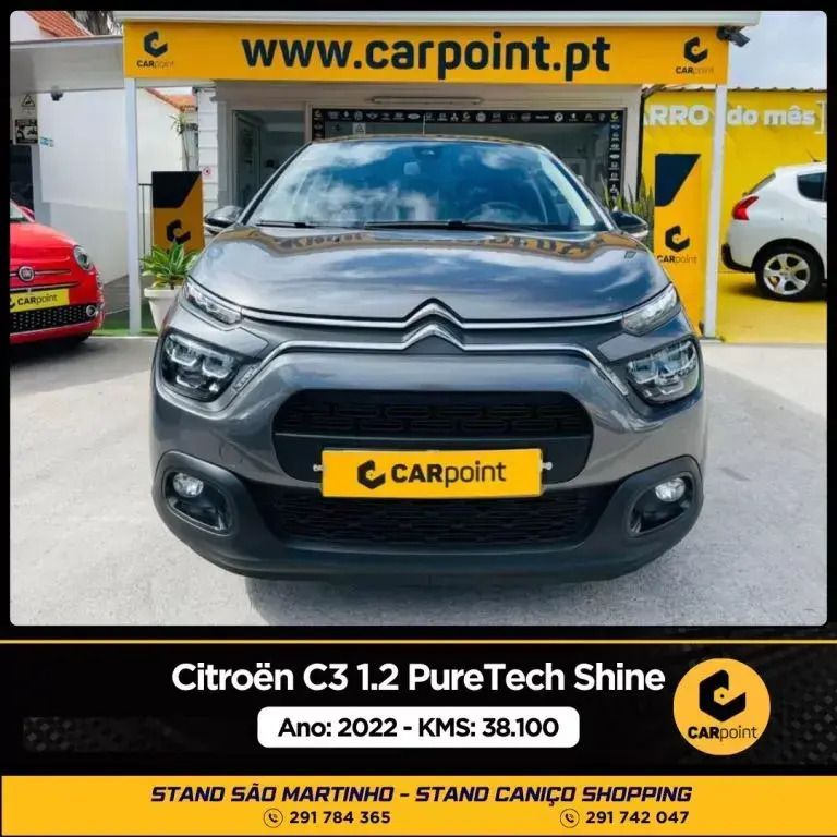 Branco Usado 2022 Citroën C3 PureTech Citadino | € 17.900 (Preço elevado) - Imagem 1/4