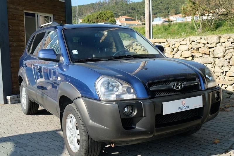 Usado Hyundai Tucson 112 HP (82 kW) 2008 Azul SUV