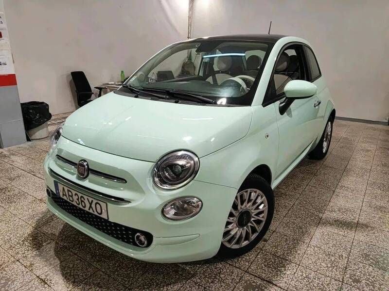 Verde Usado 2020 Fiat 500 Lounge Citadino | € 13.600 (Preço justo) - Imagem 1/4