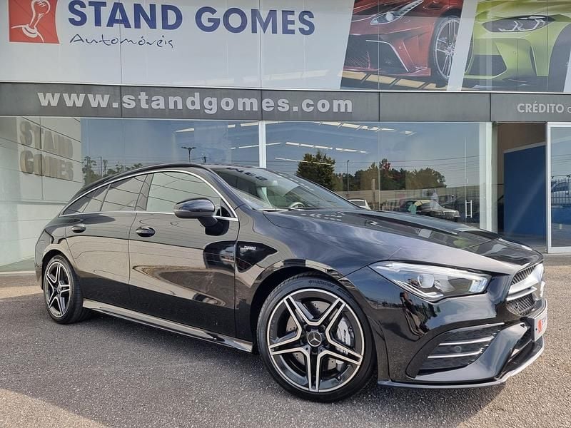 Preto Usado 2023 Mercedes CLA35 AMG AMG Carrinha | € 57.500 - Imagem 1/4