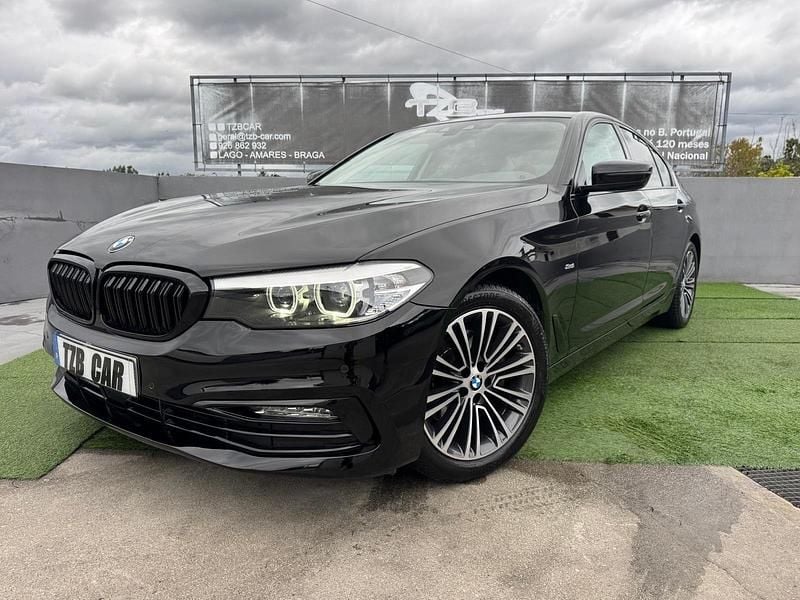 Preto Usado 2018 BMW 520 Sport Line Sedan | € 27.470 (Preço elevado) - Imagem 1/4