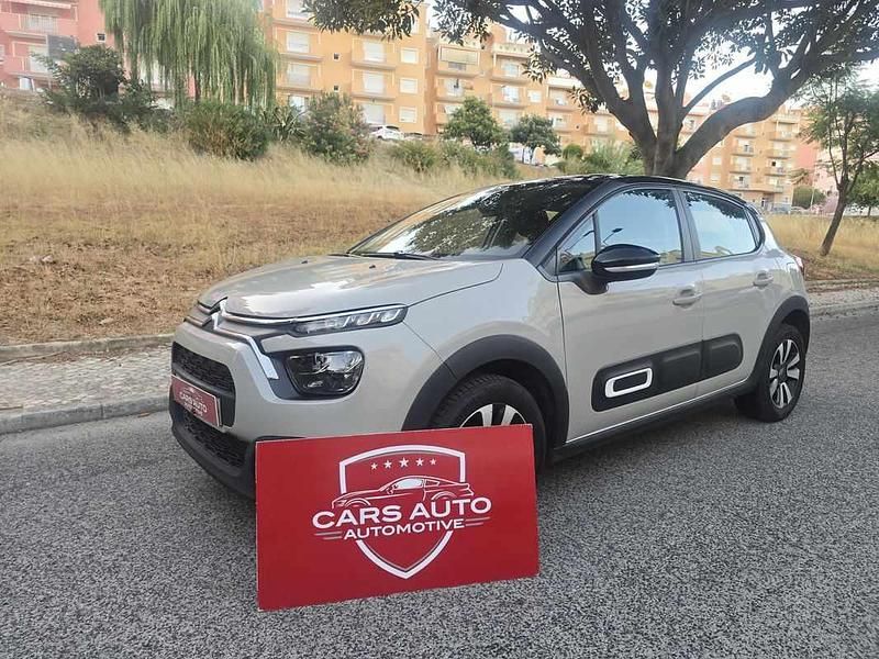 Cinza Usado 2021 Citroën C3 Feel Citadino | € 12.500 (Bom preço) - Imagem 1/4
