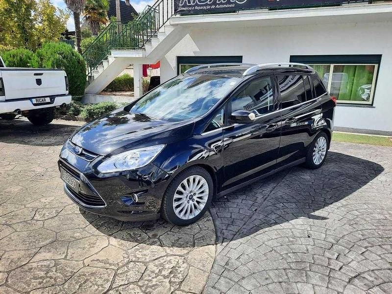 Preto Usado 2013 Ford C-MAX Monovolume | € 9.500 - Imagem 1/4