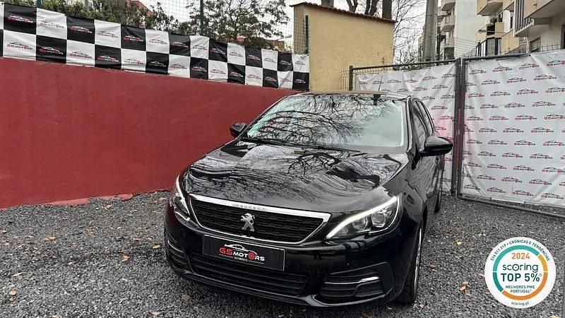 Preto Usado 2021 Peugeot 308 SW Style Carrinha | € 12.900 - Imagem 1/4