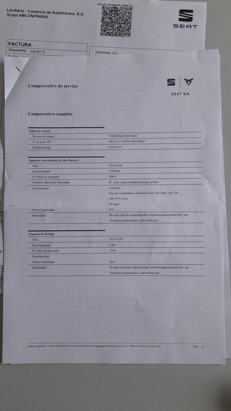 Branco (metalizado) Usado 2022 Seat Ibiza FR | € 20.900 (Caro) - Imagem 1/4