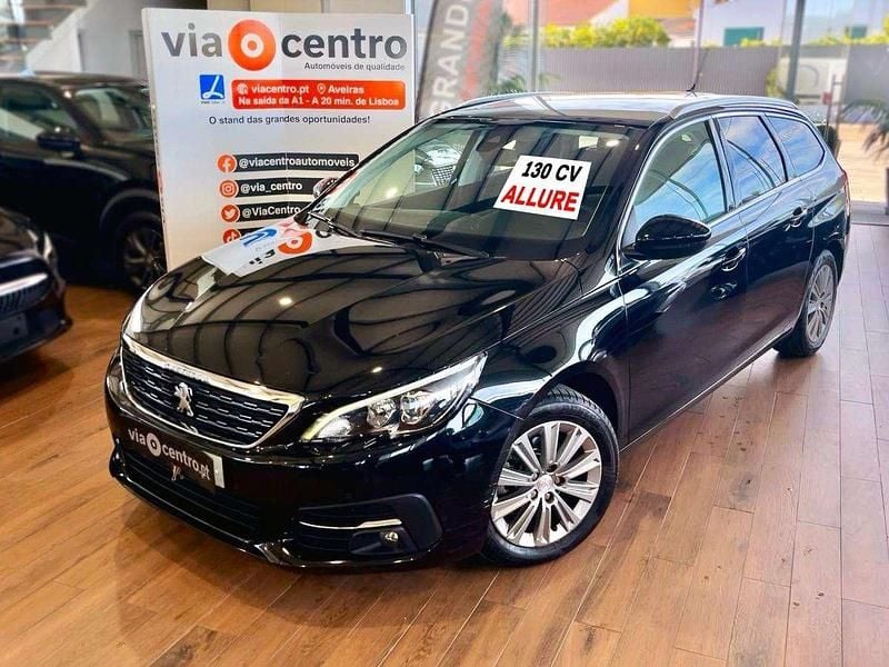 Preto Usado 2021 Peugeot 308 Allure Carrinha | € 14.400 (Bom preço) - Imagem 1/4
