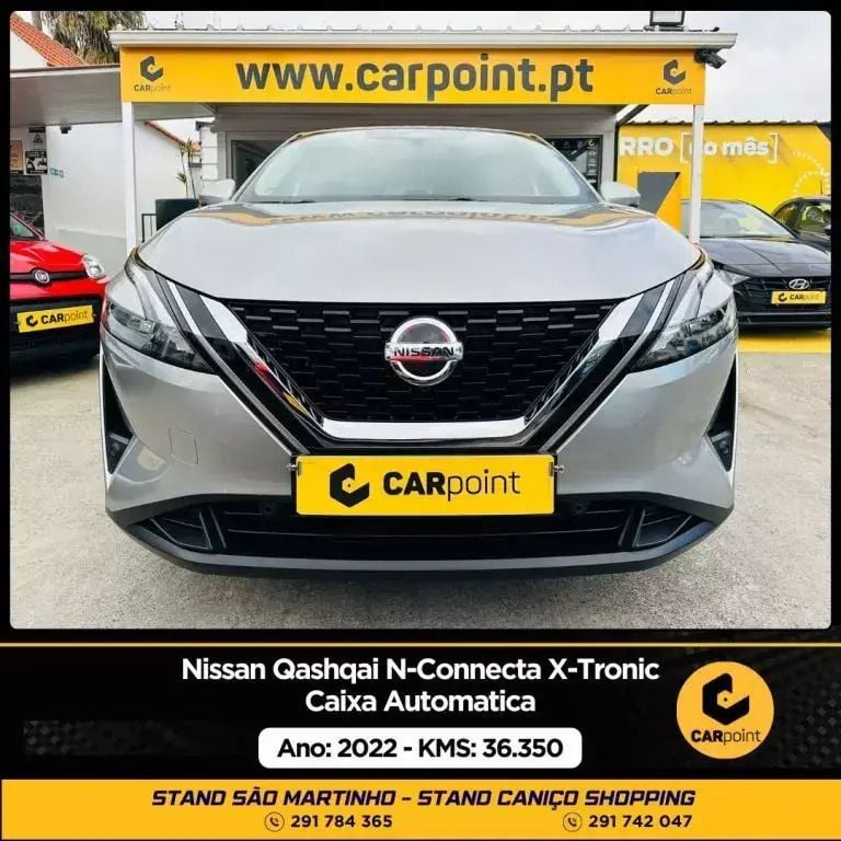 Cinzento Usado 2022 Nissan Qashqai N-Connecta SUV | € 29.900 (Preço elevado) - Imagem 1/4