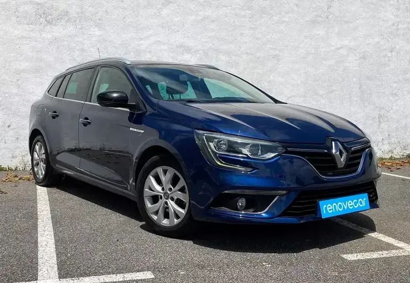 Azul Usado 2019 Renault Mégane GrandTour LIMITED Carrinha | € 12.900 (Preço justo) - Imagem 1/4