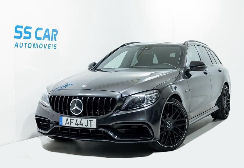 Preto Usado 2019 Mercedes C220 AMG line Carrinha | € 27.490 (Bom preço) - Imagem 1/4