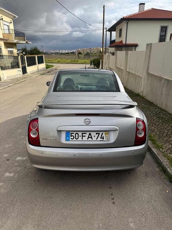 Usado Nissan Micra 88 HP (64 kW) 2007 Cinzento Cabrios