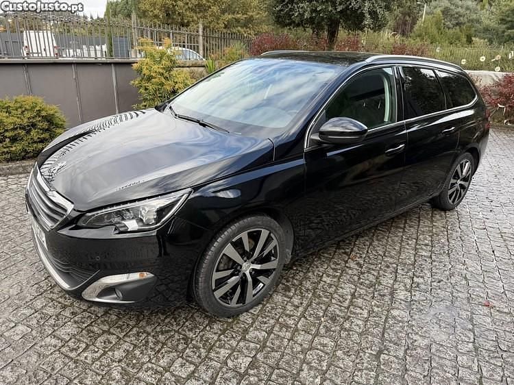 Preto Usado 2015 Peugeot 308 GT-line Carrinha | € 9.980 (Preço elevado) - Imagem 1/1