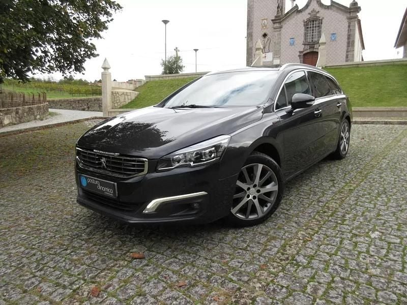 Usado Peugeot 508 SW GT-line 120 HP (88 kW) 2018 Preto Carrinha