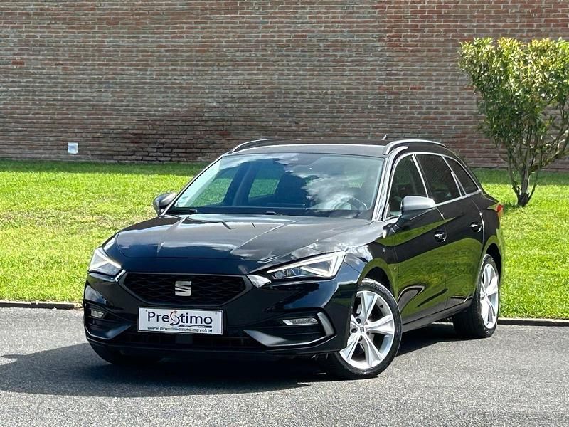 Preto Usado 2021 Seat Leon FR Carrinha | € 20.500 (Preço justo) - Imagem 1/4