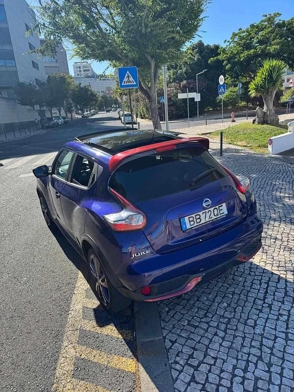 Usado Nissan Juke 116 HP (85 kW) 2015 Azul SUV
